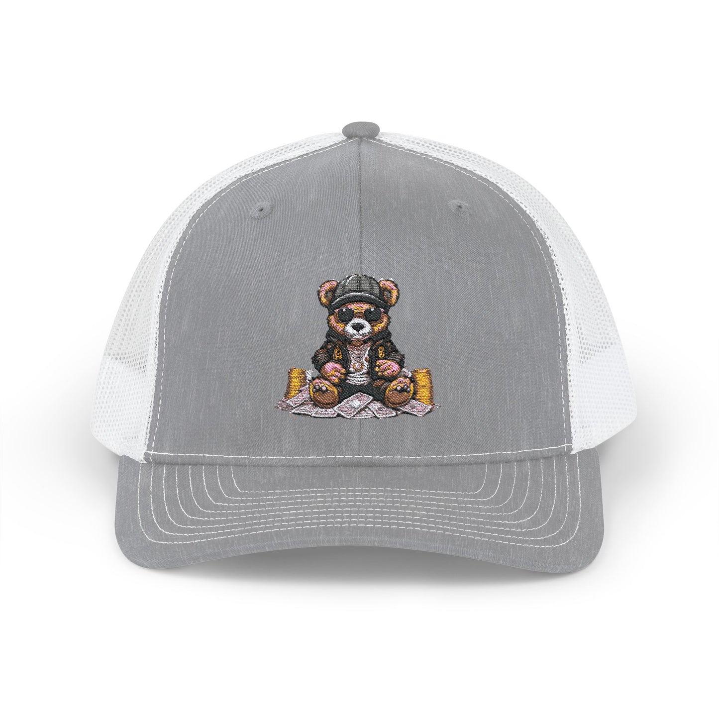 Snapback Mr Hustler Bear Trucker Cap