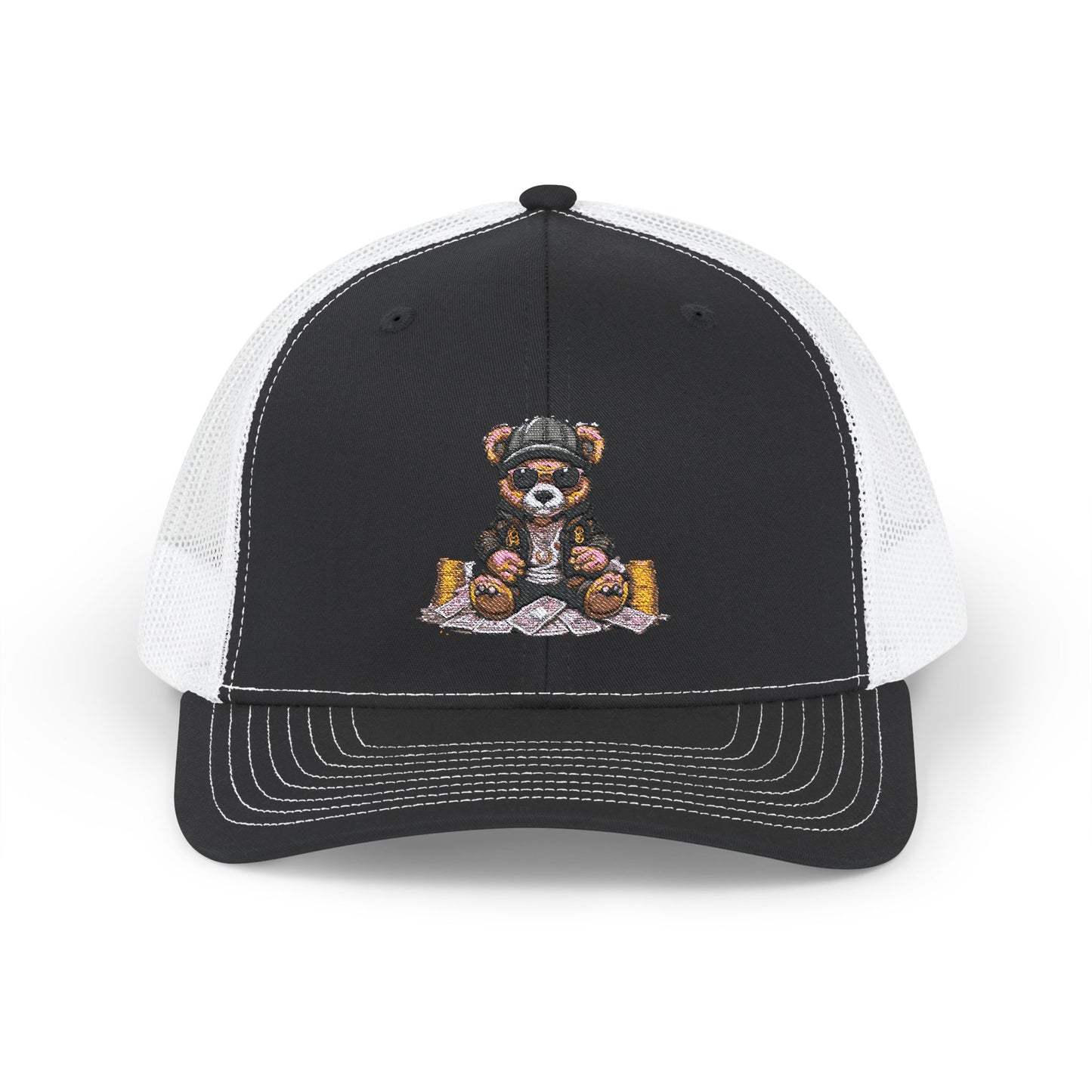 Snapback Mr Hustler Bear Trucker Cap