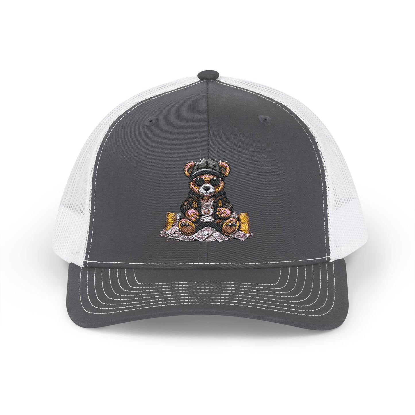 Snapback Mr Hustler Bear Trucker Cap