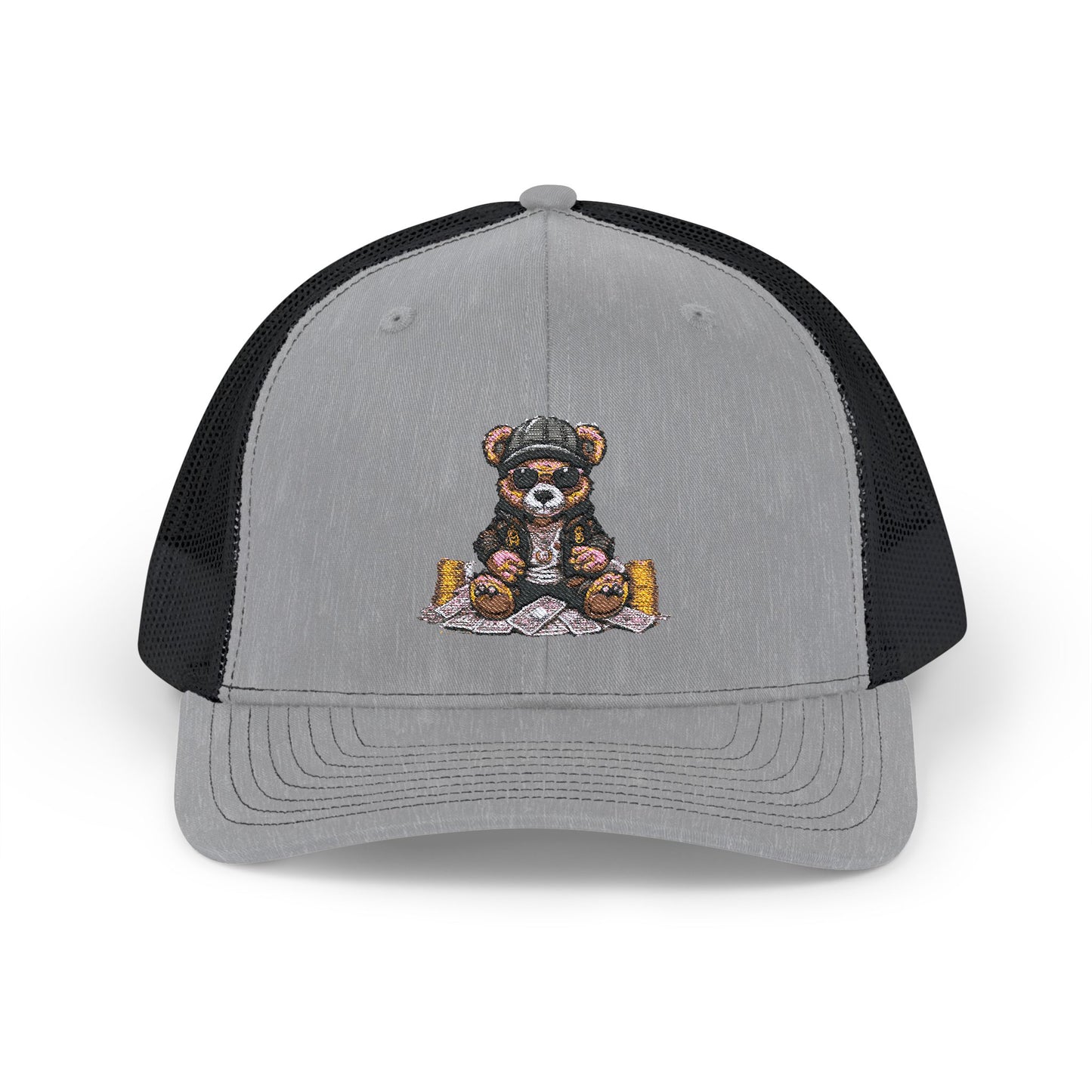 Snapback Mr Hustler Bear Trucker Cap