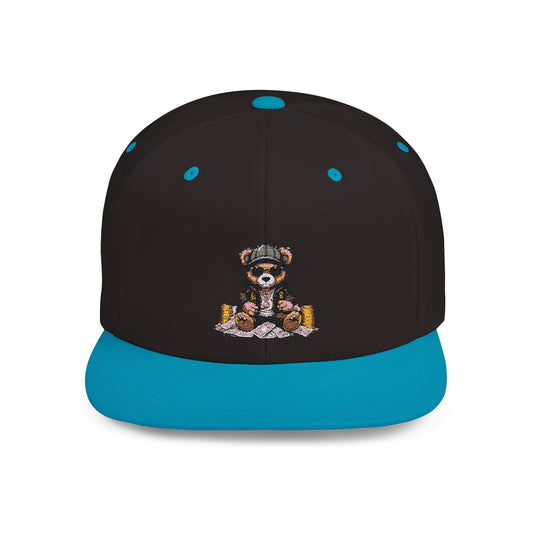 Snapback Cap Mr Hustler Bear Design